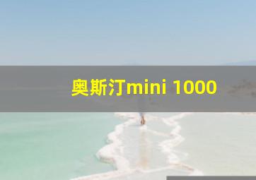 奥斯汀mini 1000